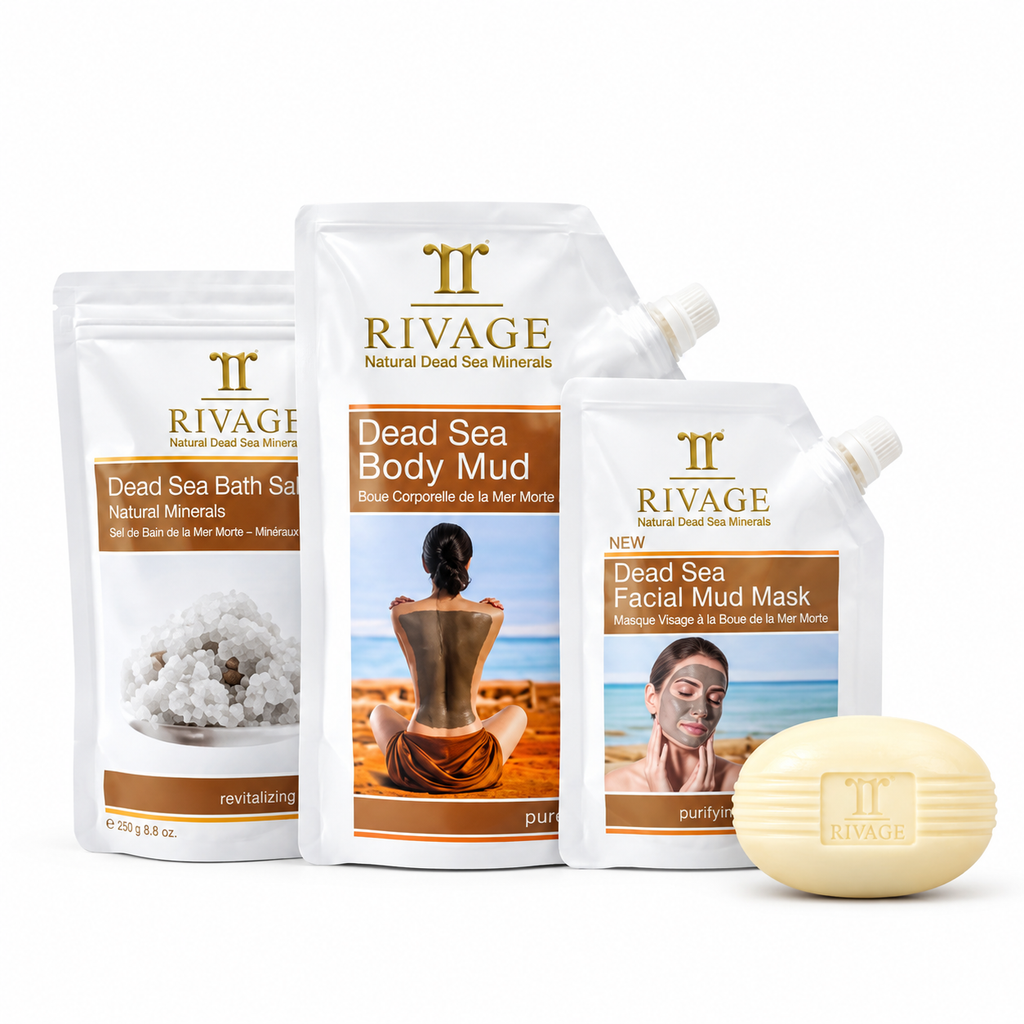 Dead Sea Mineral Skincare Set | 4-Piece Dead Sea Care Kit