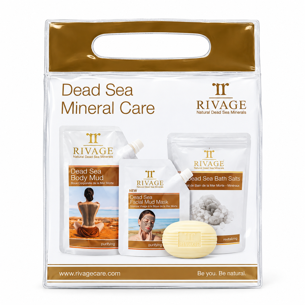 Dead Sea Mineral Skincare Set | 4-Piece Dead Sea Care Kit